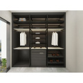 MDF Sliding Door Glass Bedroom Walk In Wardrobe